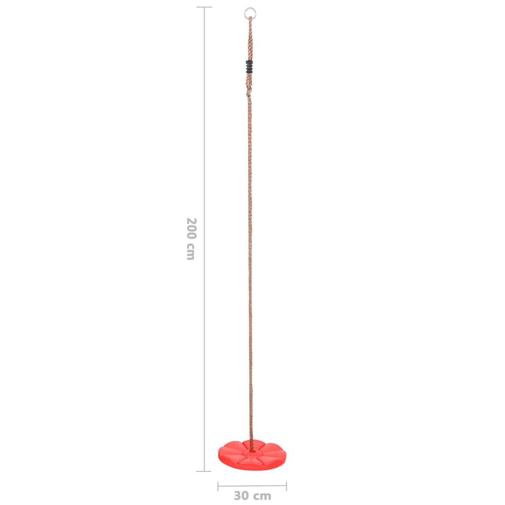 Tellerschaukel 200 Cm Rot