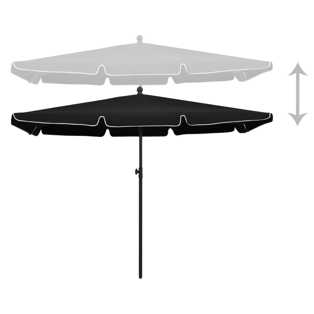 Sonnenschirm Mit Mast 210X140 Cm