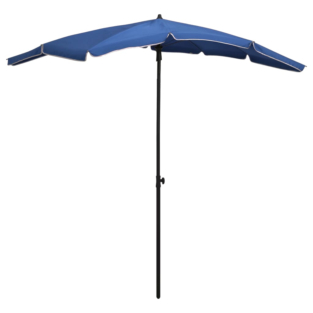 Sonnenschirm Mit Mast 200X130 Cm Rot