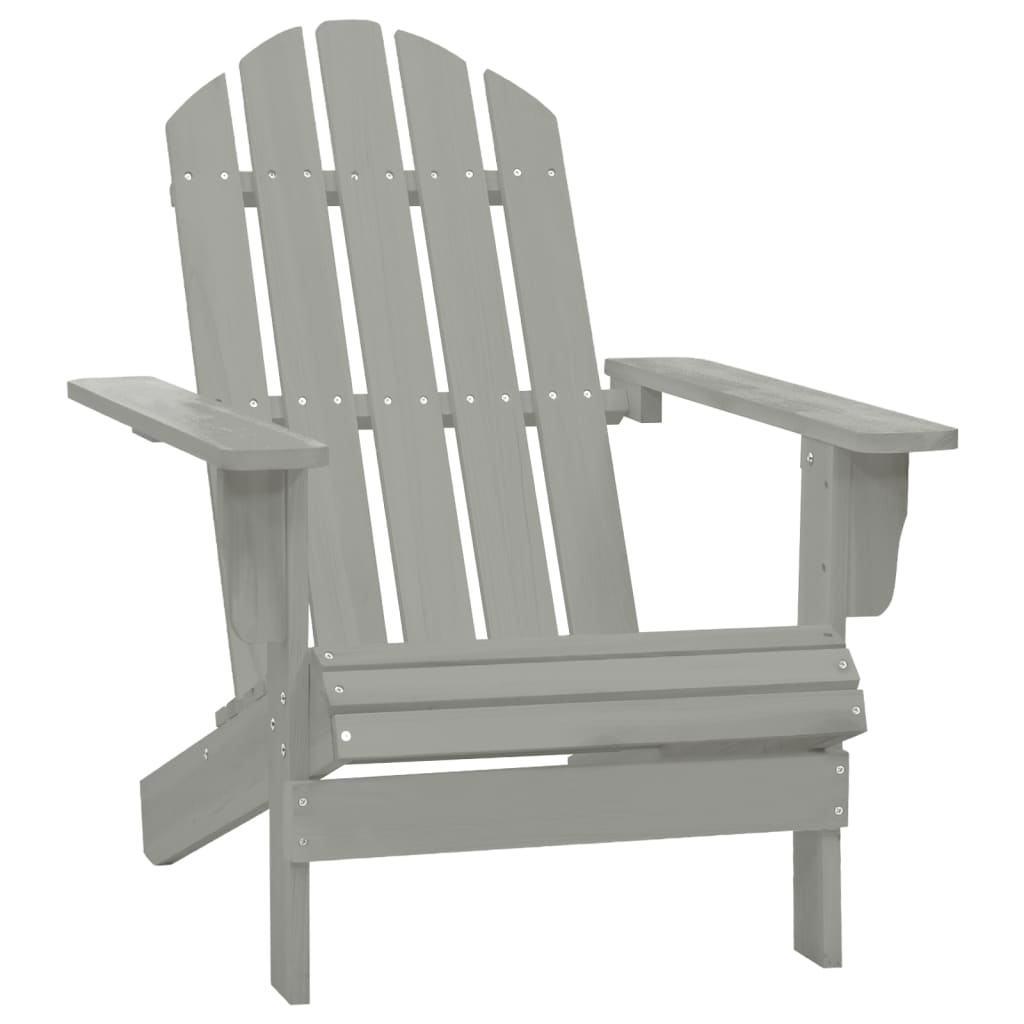 Adirondack-Gartenstuhl Mit Fußstütze & Tisch Tannenholz