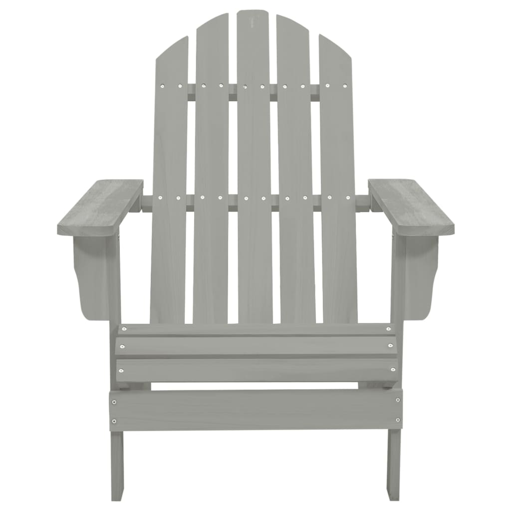 Adirondack-Gartenstuhl Mit Fußstütze & Tisch Tannenholz