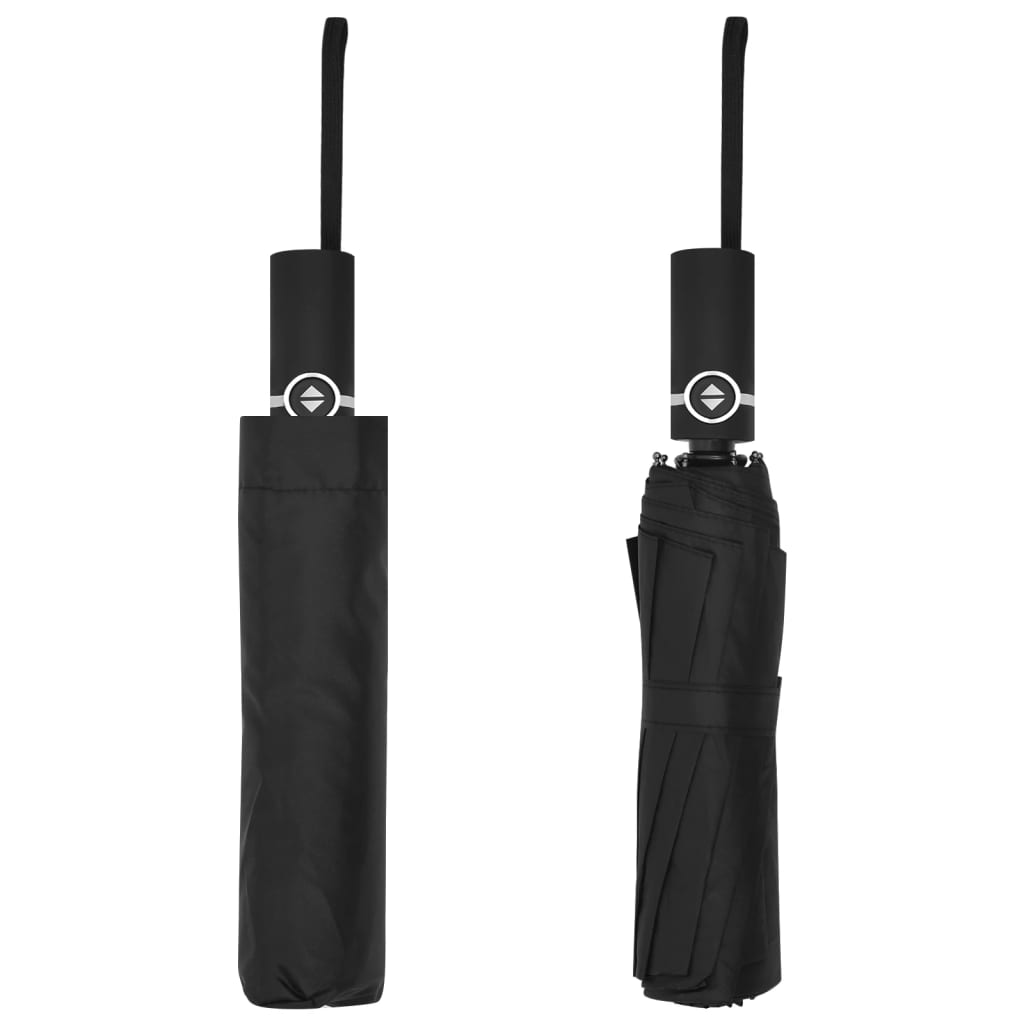 Faltbarer Regenschirm Automatisch Schwarz 104 Cm