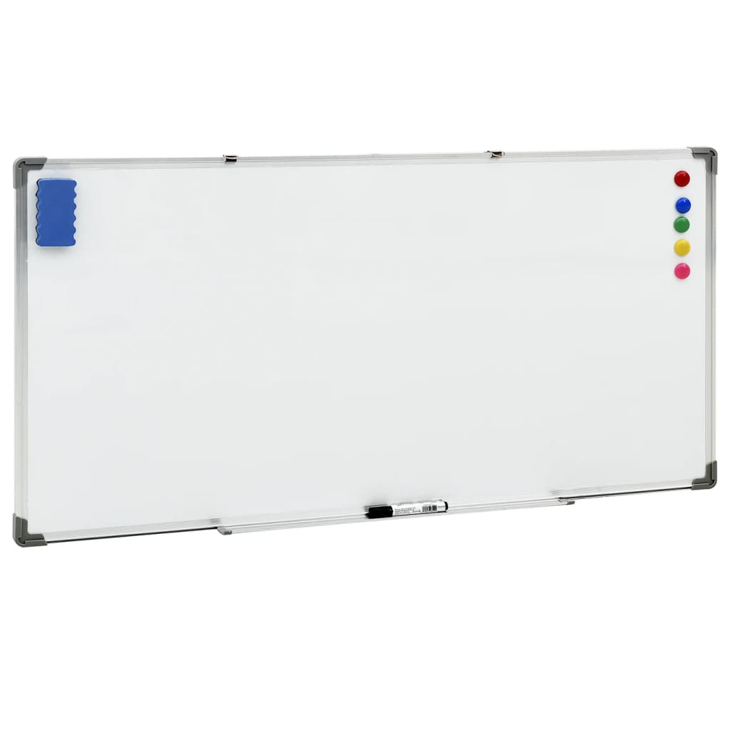 Magnetisches Whiteboard Weiß Stahl