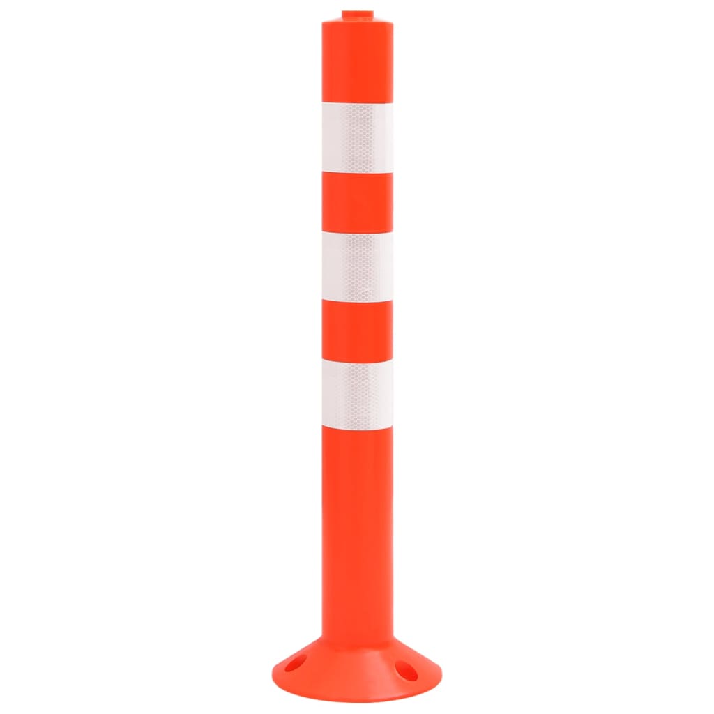 Absperrpfosten 10 Stk. Mit Kette 75 Cm Pe