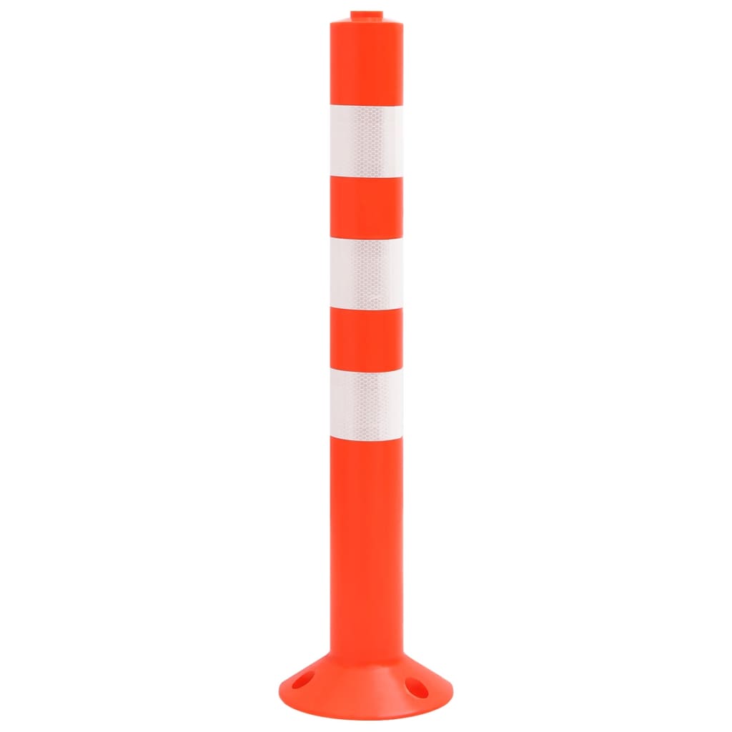 Absperrpfosten 10 Stk. Mit Kette 75 Cm Pe