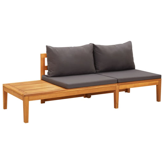 Garten Mit Tisch & En Kissen Massivholz Akazie