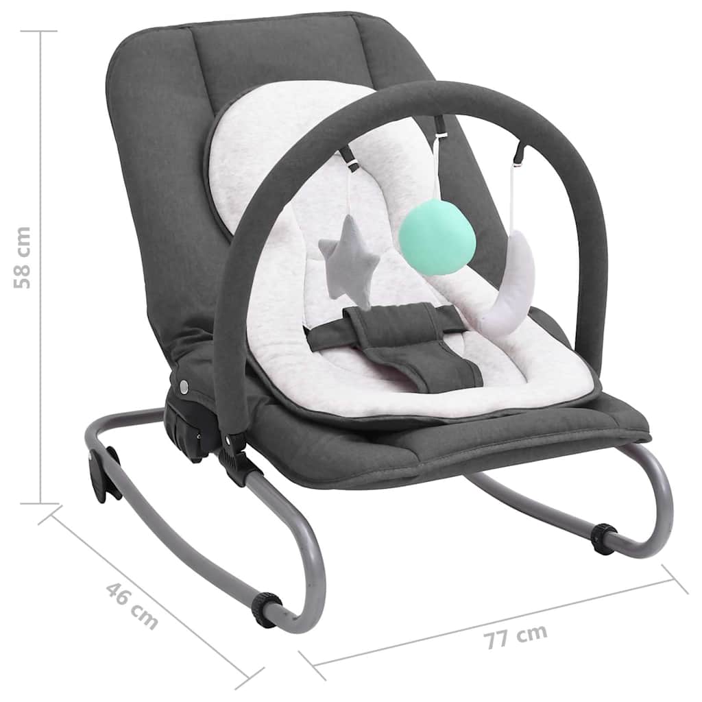Babywippe Stahl