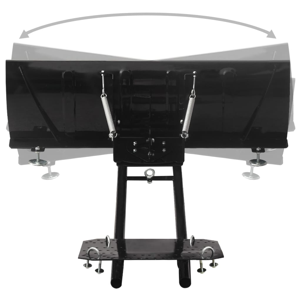 Schneepflug Zur Atv-Montage Schwarz