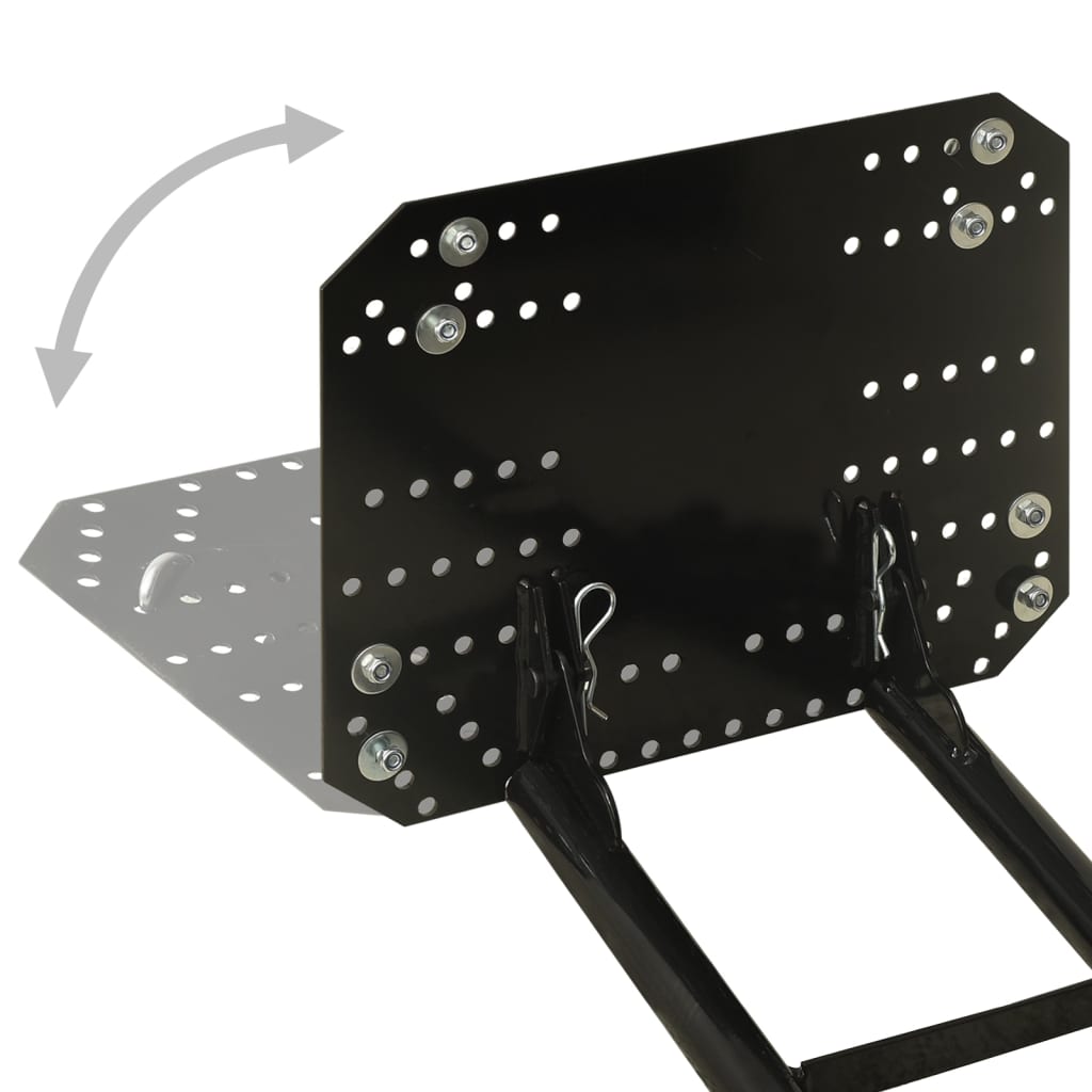 Schneepflug Zur Atv-Montage Schwarz