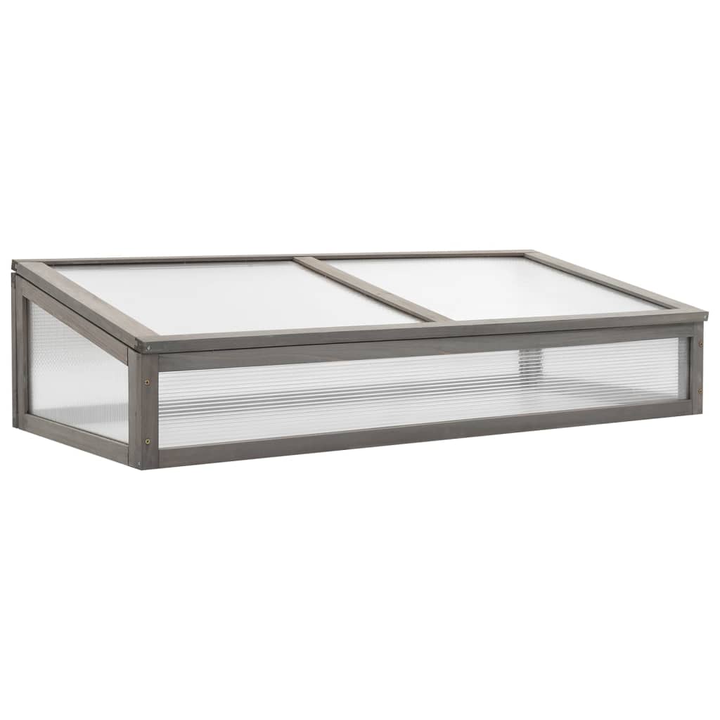 Hochbeet Mit Gewächshaus 110X54X120 Cm Massivholz Tanne