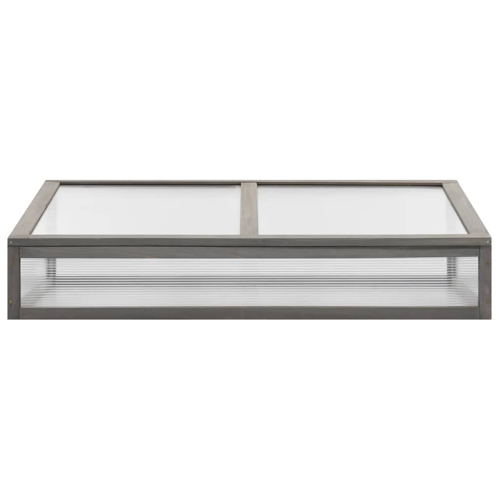 Hochbeet Mit Gewächshaus 110X54X120 Cm Massivholz Tanne