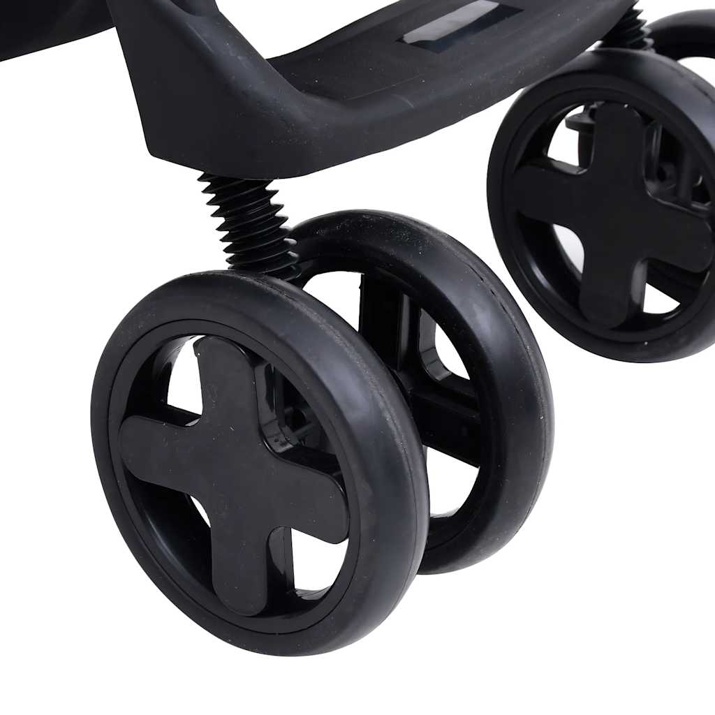 Kinderwagen Und Schwarz Stahl