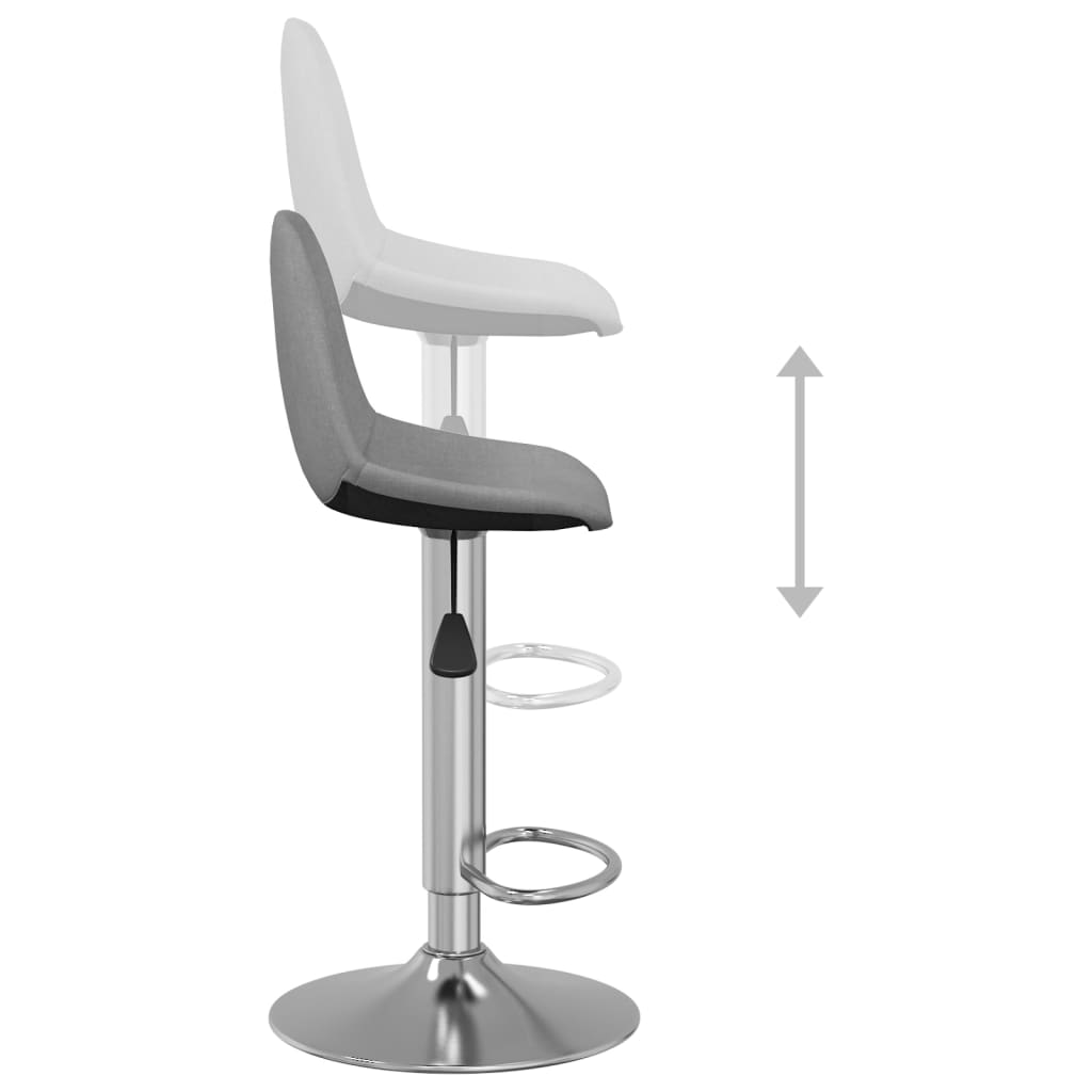 Barhocker 2 Stk. Stoff