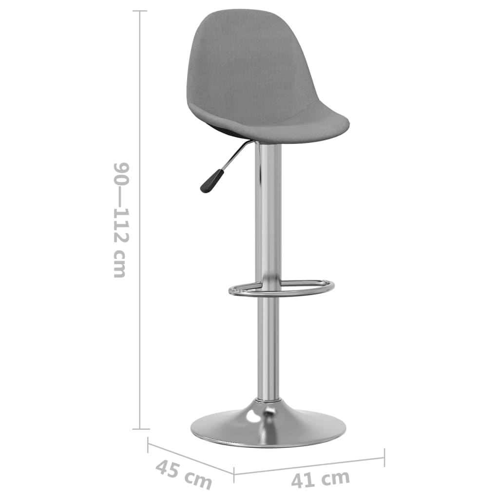 Barhocker 2 Stk. Stoff