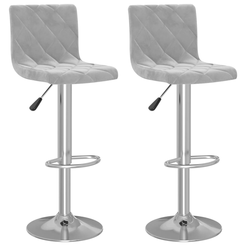 Barhocker 2 Stk. Samt