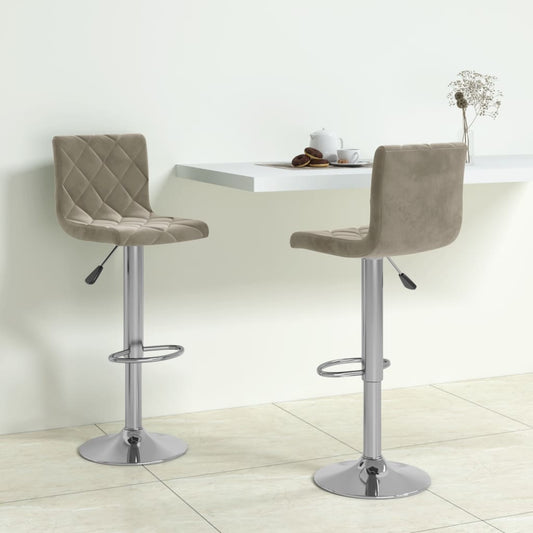 Barhocker 2 Stk. Samt