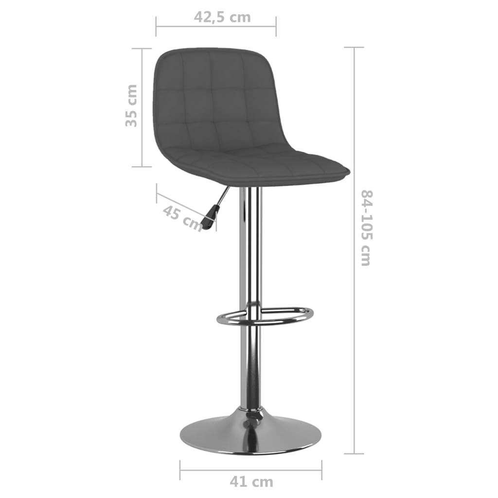 Barhocker 2 Stk. Stoff