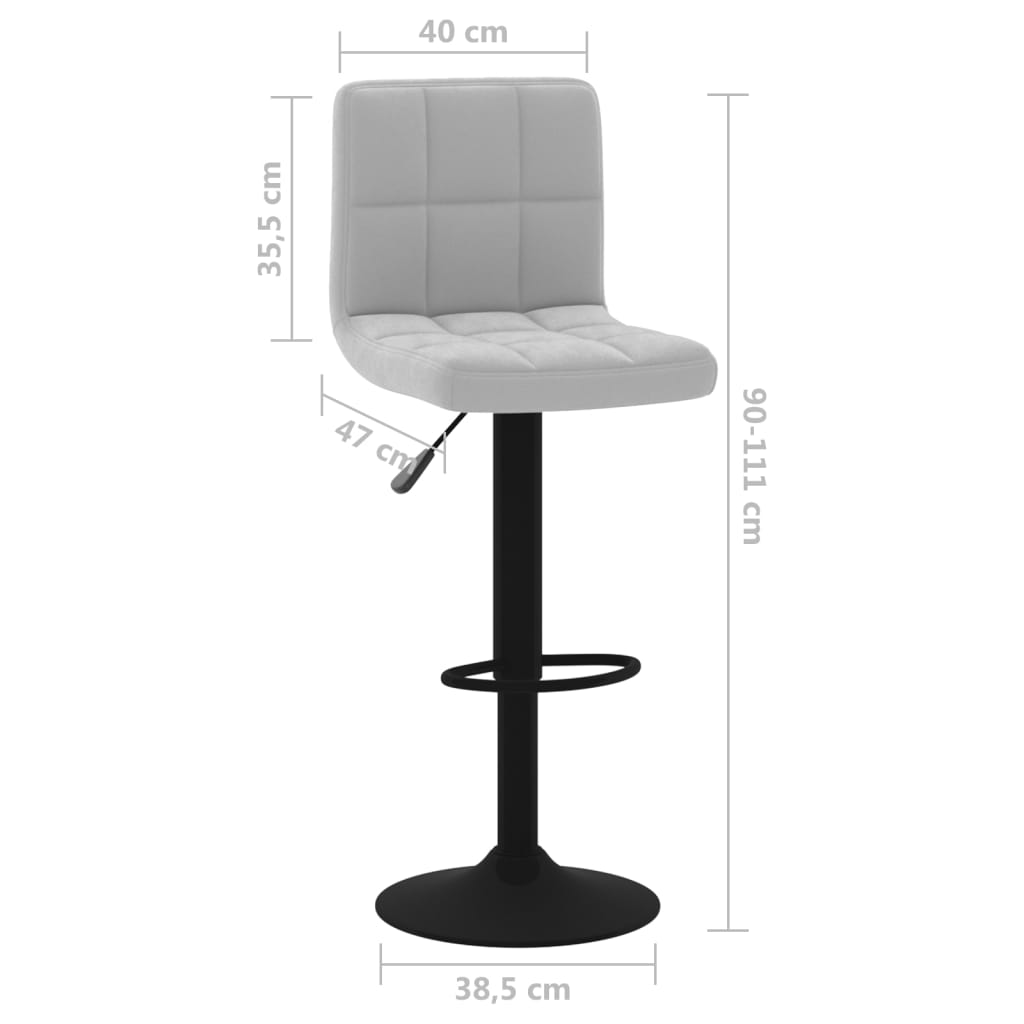 Barhocker Samt
