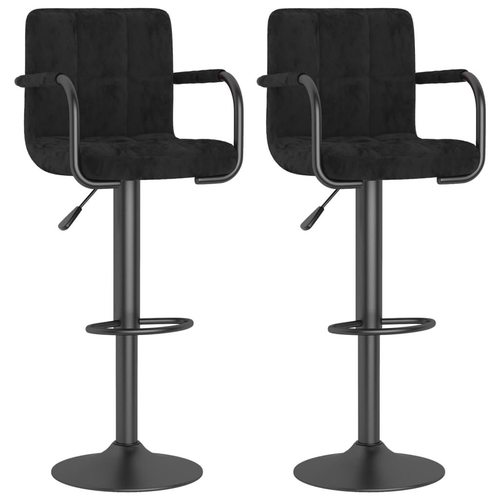 Barhocker 2 Stk. Samt