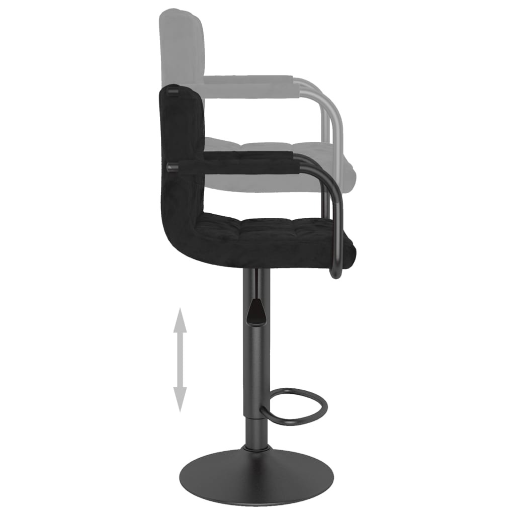 Barhocker 2 Stk. Samt