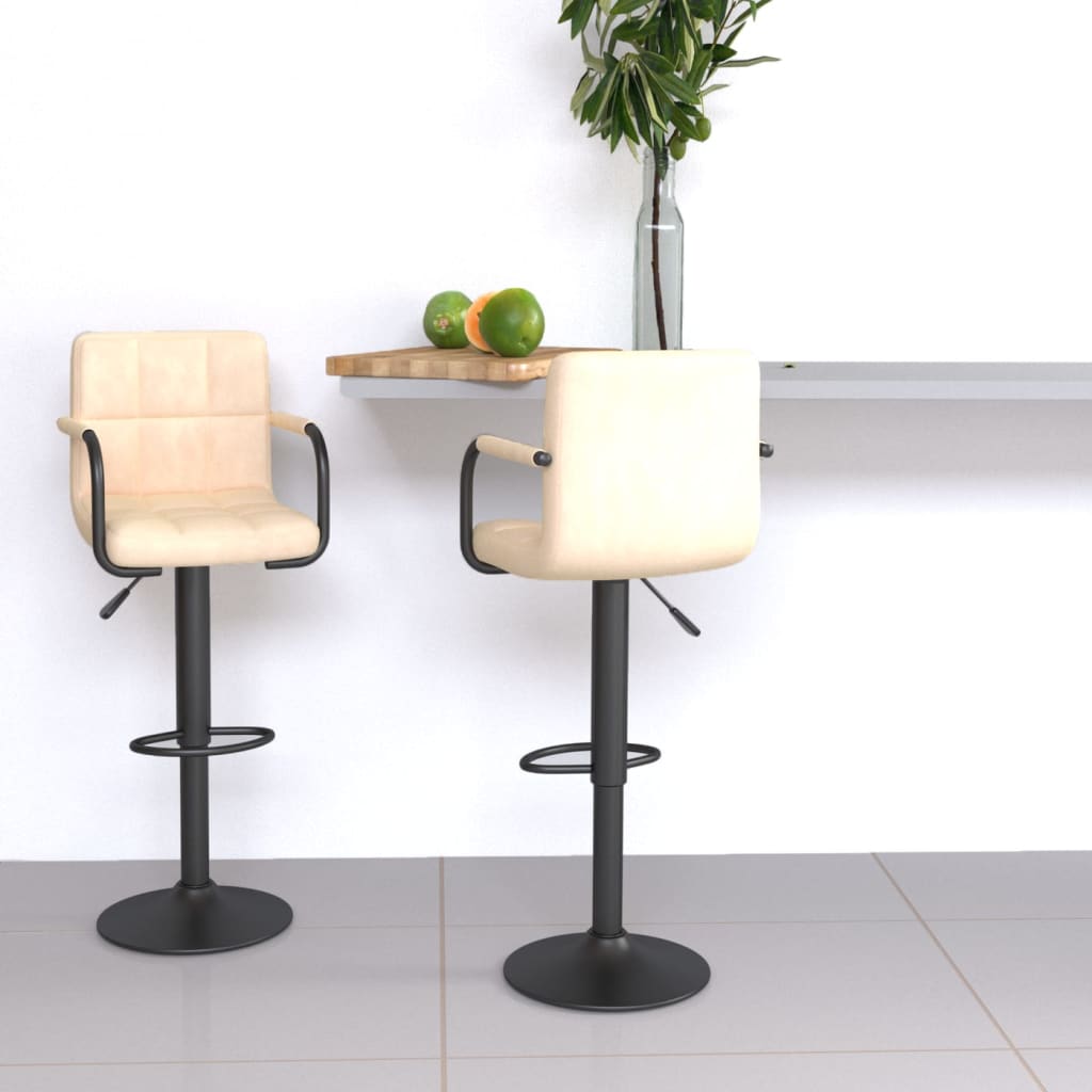 Barhocker 2 Stk. Samt