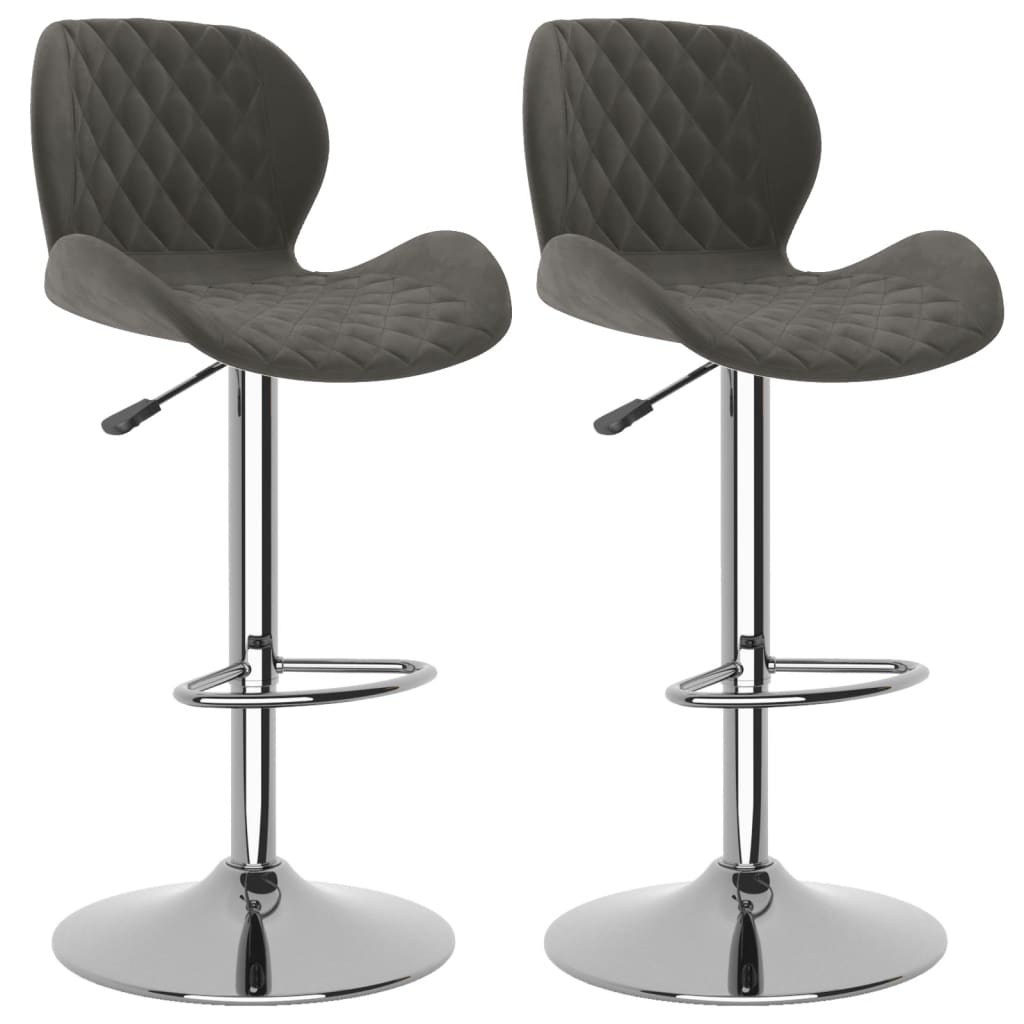Barhocker 2 Stk. Samt