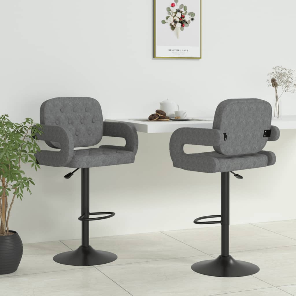 Barhocker 2 Stk. Stoff