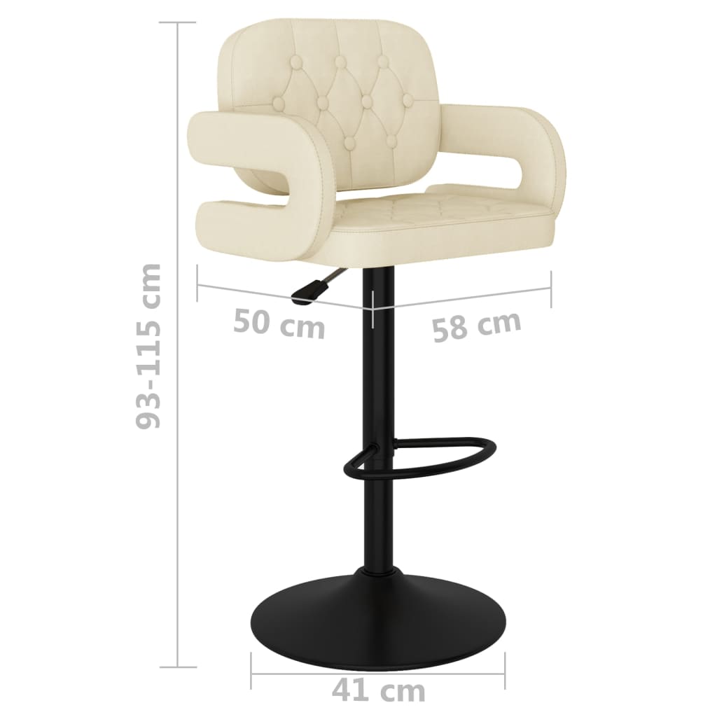 Barhocker 2 Stk. Stoff
