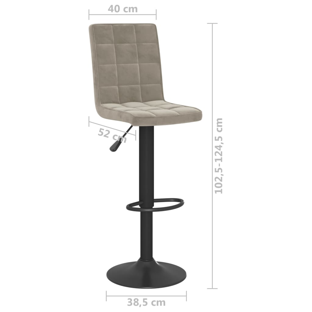 Barhocker Samt