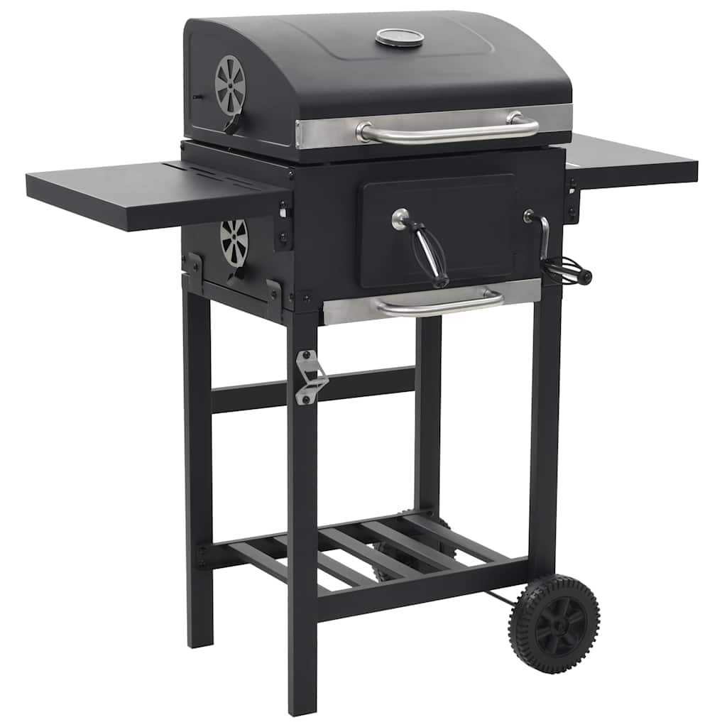 3-In-1 Outdoor-Pizzaofen & Grill Schwarz
