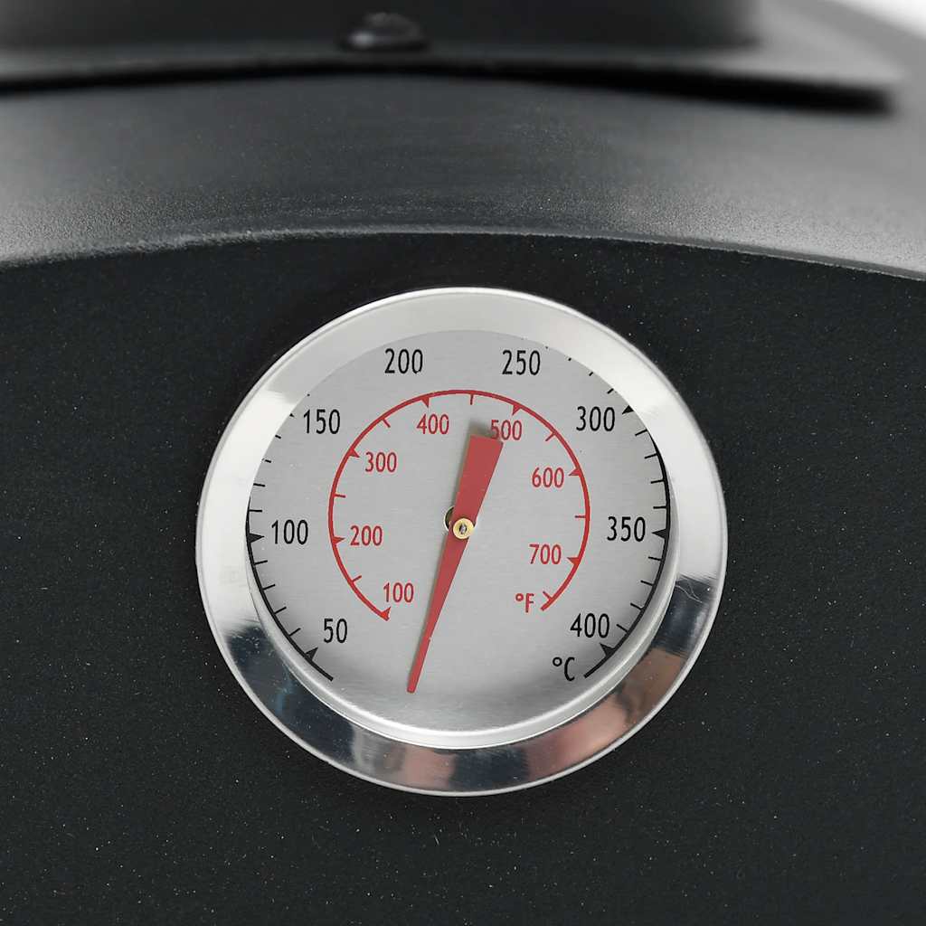 3-In-1 Outdoor-Pizzaofen & Grill Schwarz