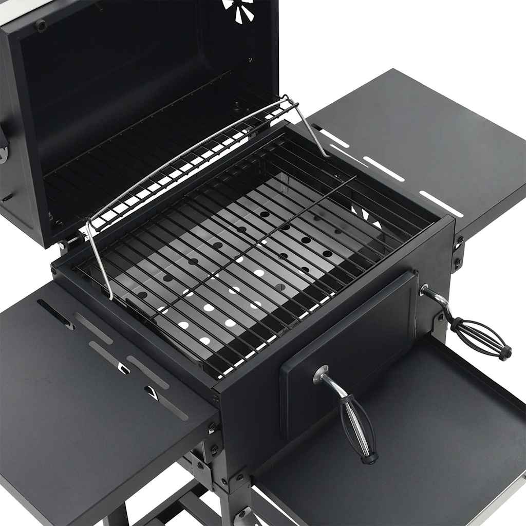 3-In-1 Outdoor-Pizzaofen & Grill Schwarz