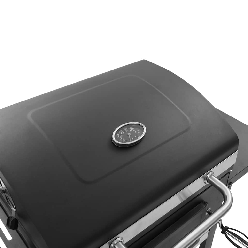 3-In-1 Outdoor-Pizzaofen & Grill Schwarz
