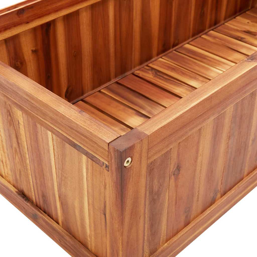 Hochbeet Mit Spalier 85X38X150 Cm Massivholz Akazie