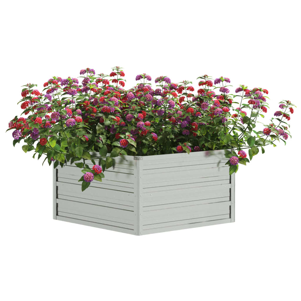 Garten-Hochbeet 129X45 Cm Verzinkter Stahl