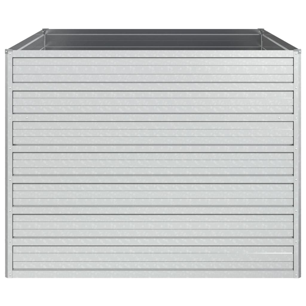 Garten-Hochbeet Verzinkter Stahl Silber