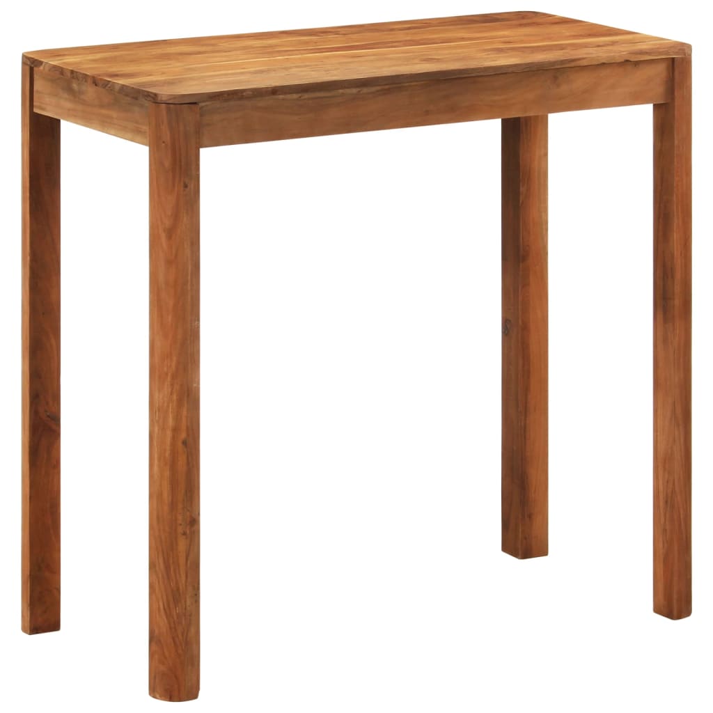 Bartisch Massivholz Akazie Honigfarbenes Finish