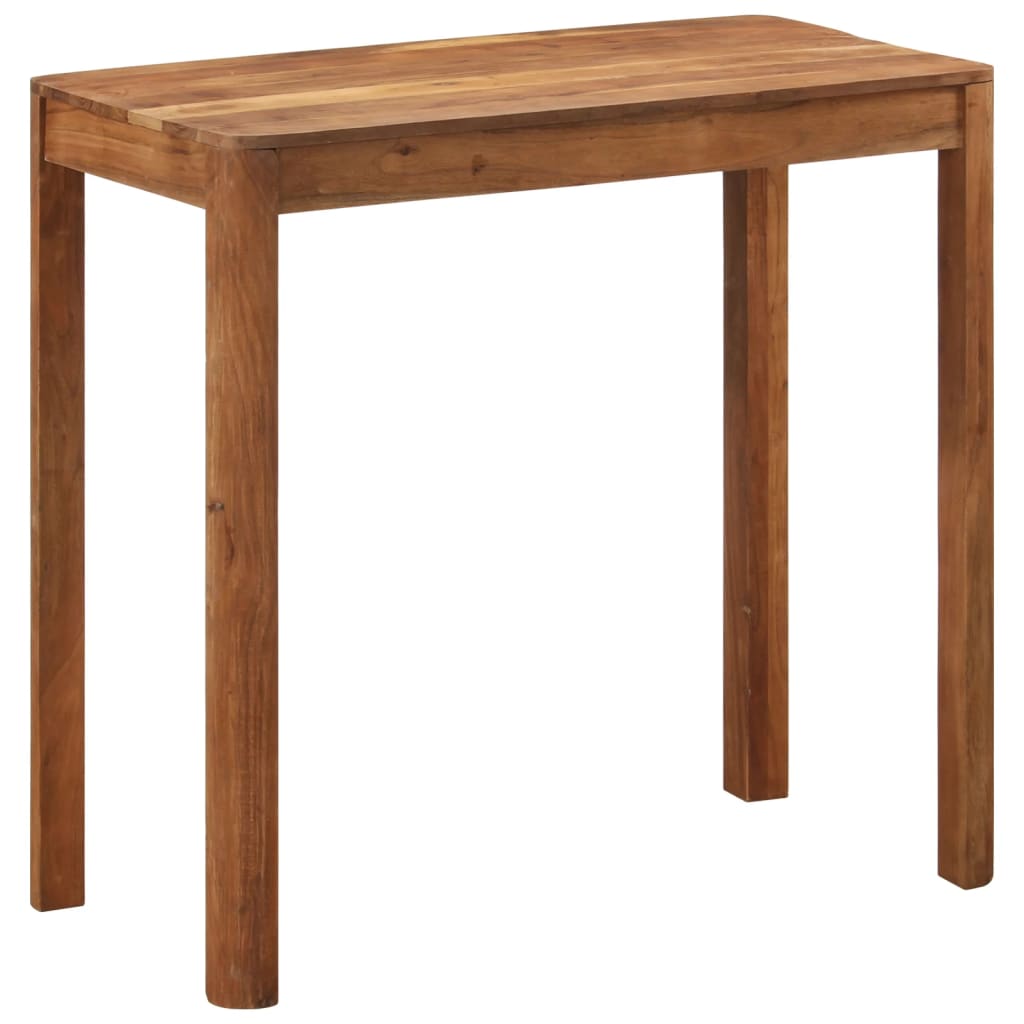 Bartisch Massivholz Akazie Honigfarbenes Finish