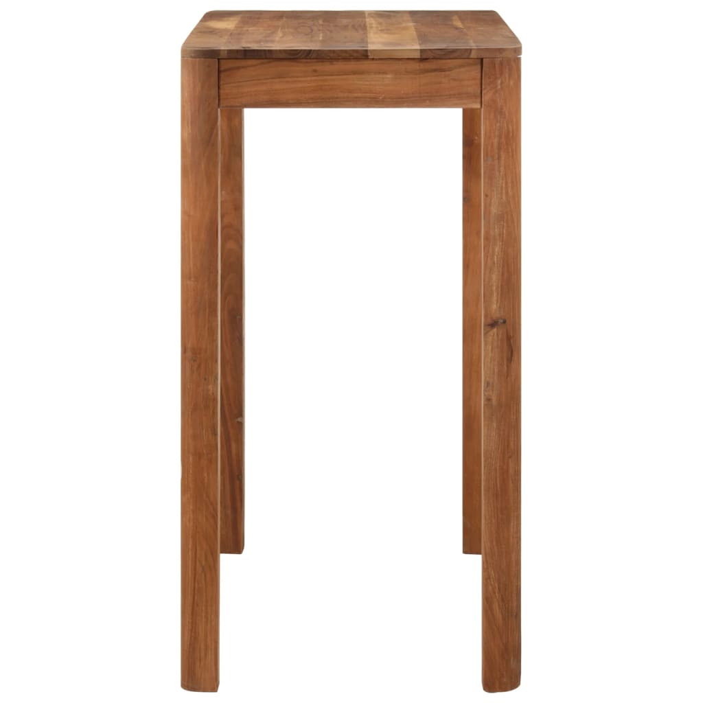 Bartisch Massivholz Akazie Honigfarbenes Finish
