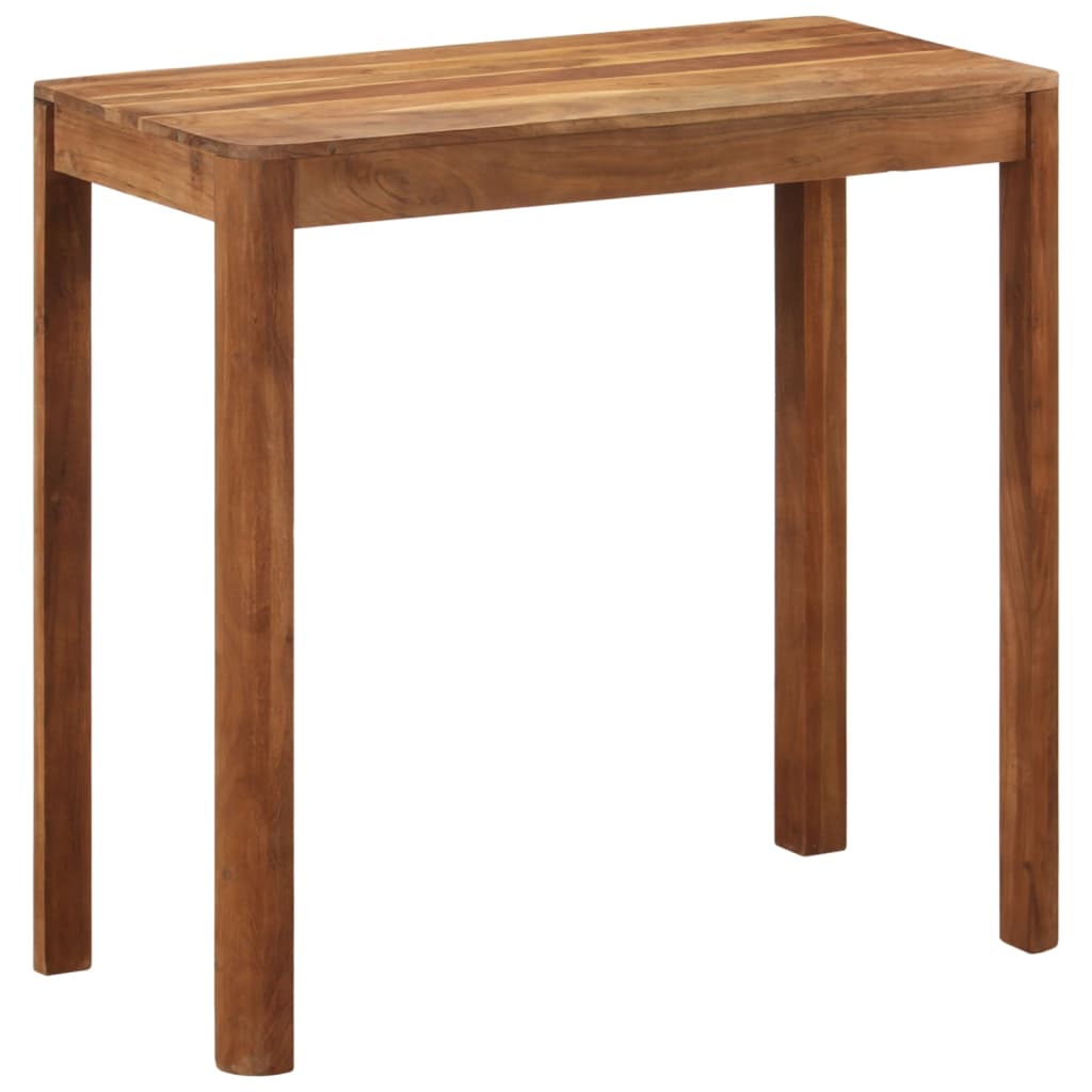 Bartisch Massivholz Akazie Honigfarbenes Finish