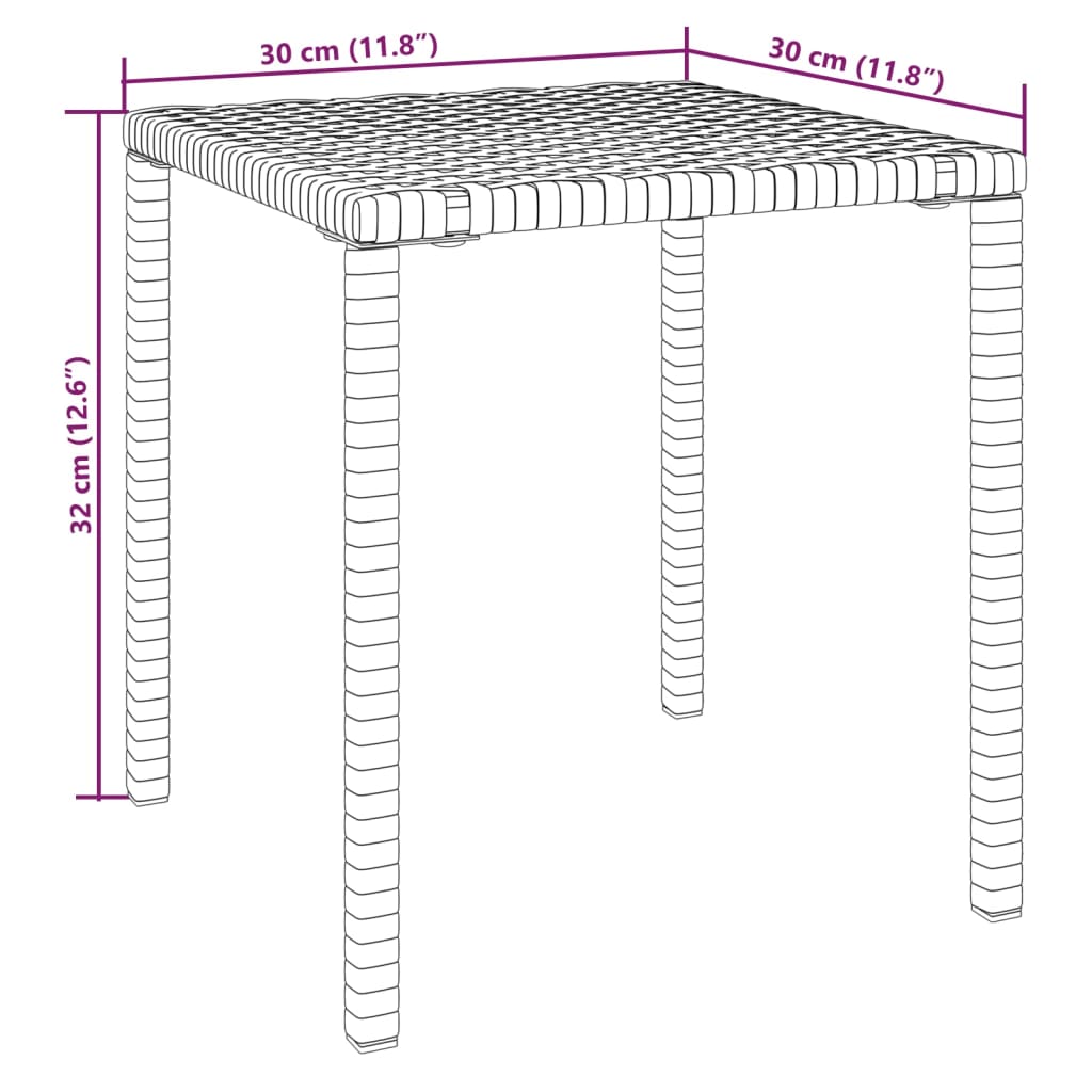 Sonnenliegen 2 Stk. Mit Tisch Poly Rattan