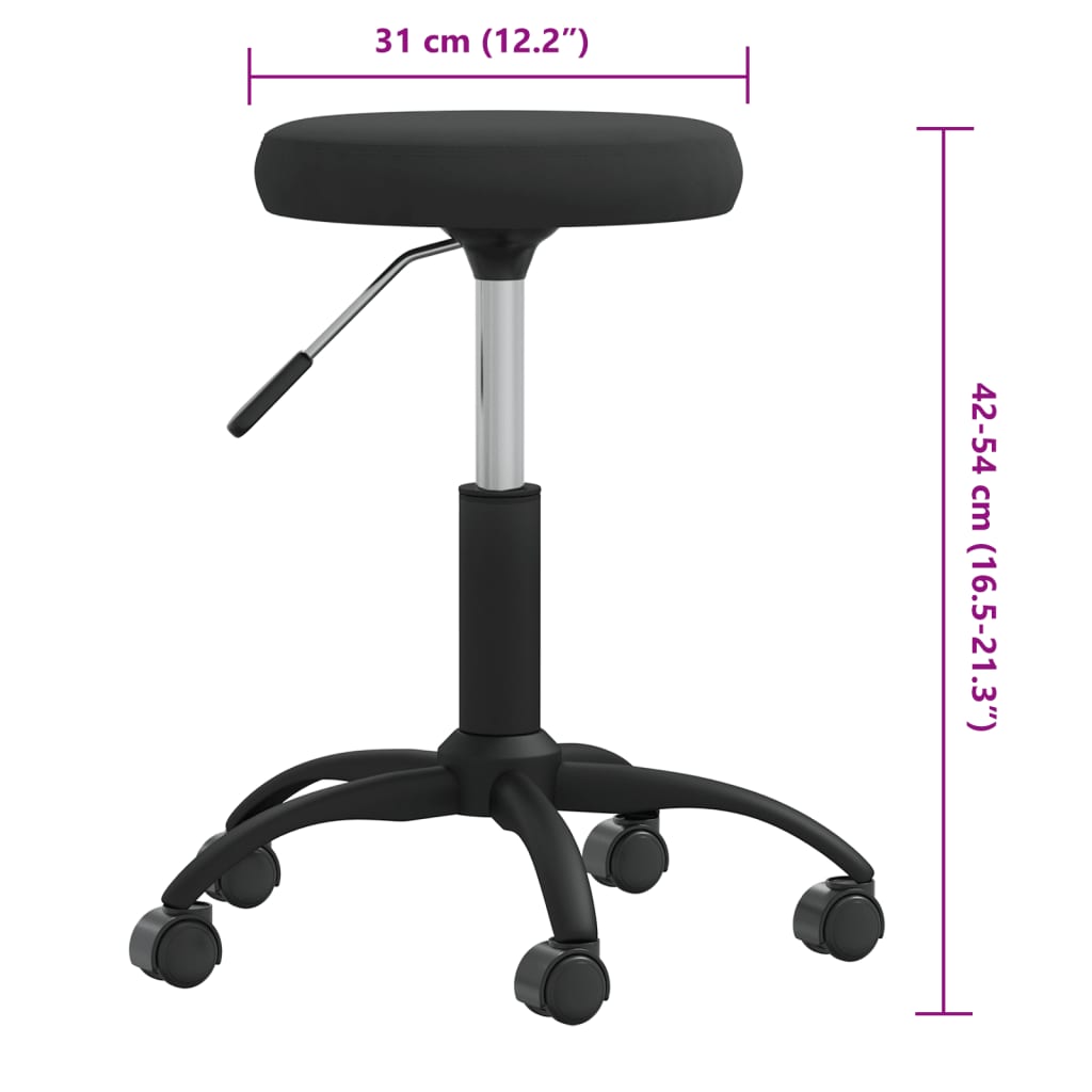 Massagehocker Samt