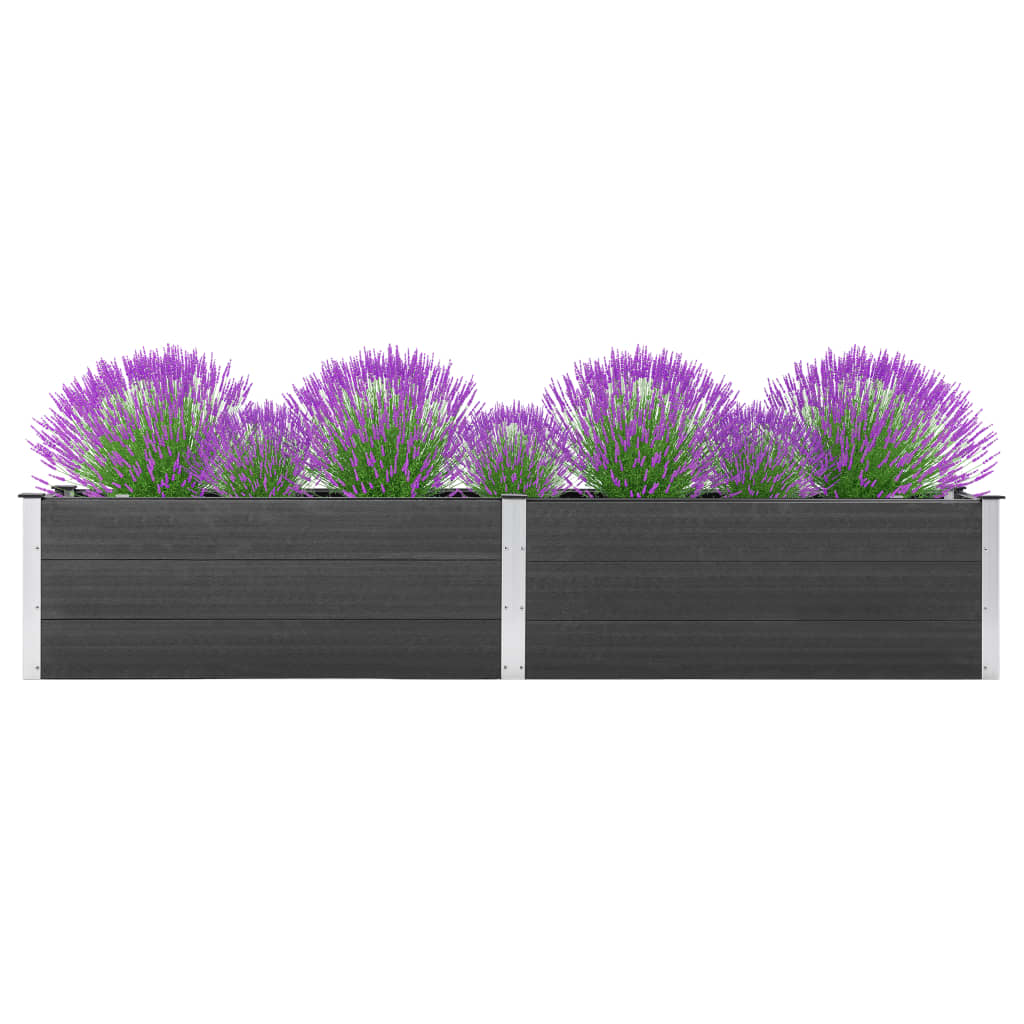 Hochbeet Grau Wpc