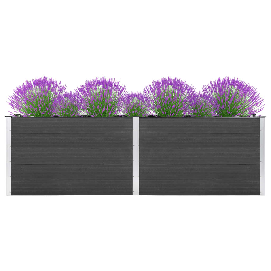 Hochbeet Grau Wpc