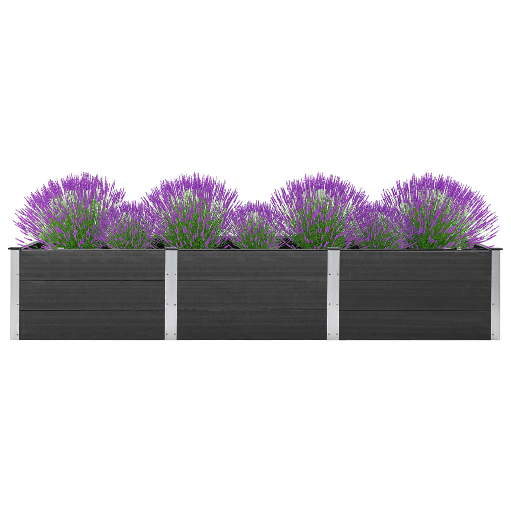 Hochbeet Grau Wpc