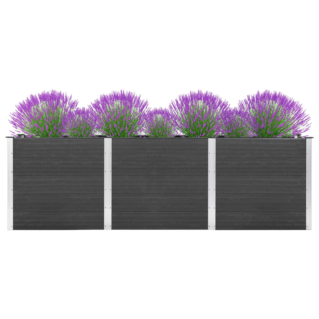 Hochbeet Grau Wpc
