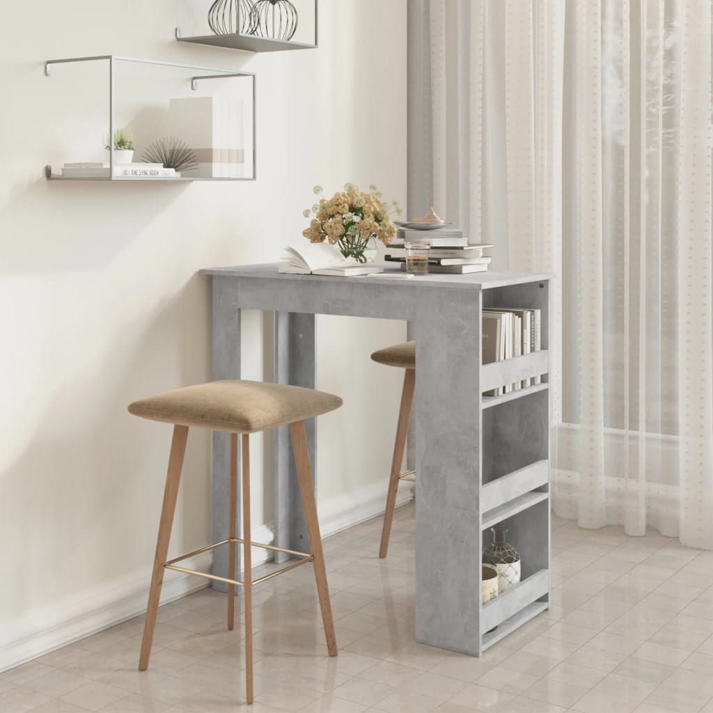 Bartisch Mit Regal -Optik 102X50X103,5 Cm