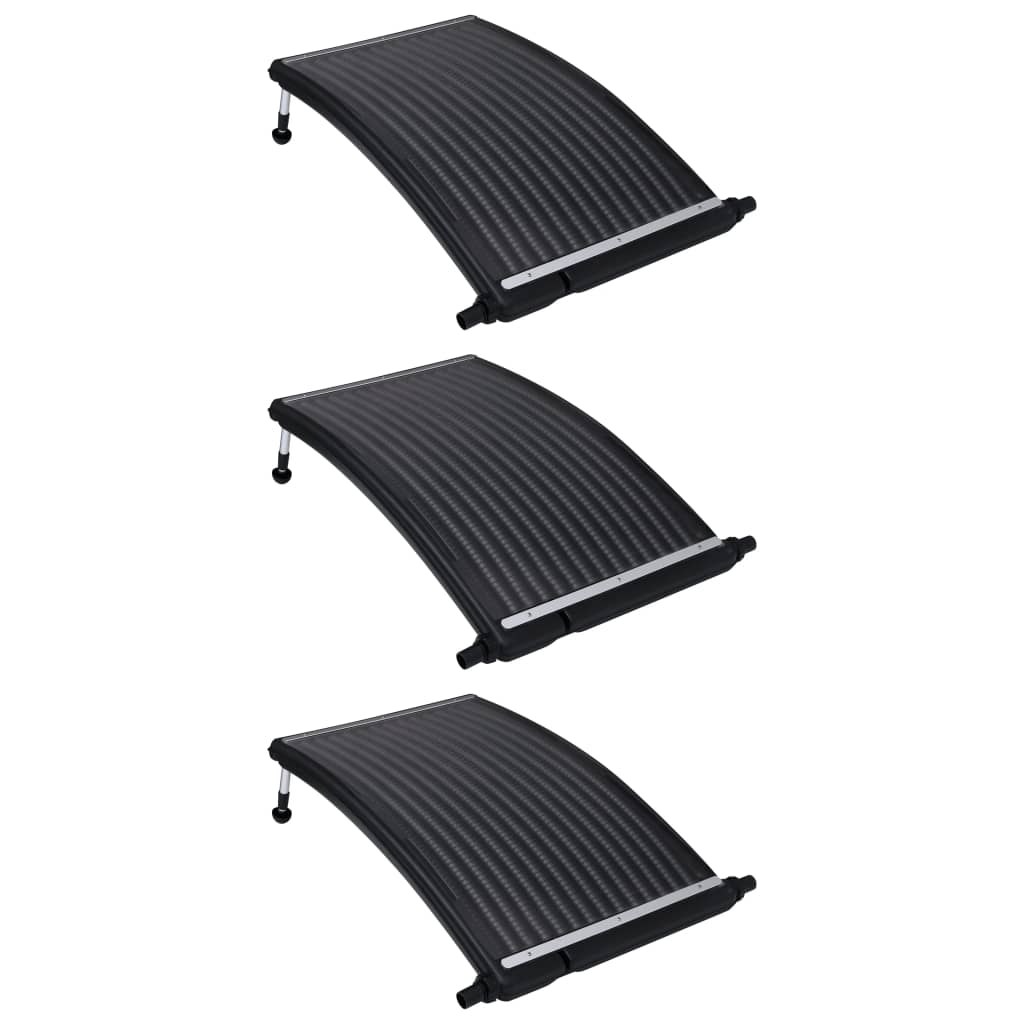 Gebogene Solar-Heizpaneele Für Pool 3 Stk. 72,5X46 Cm