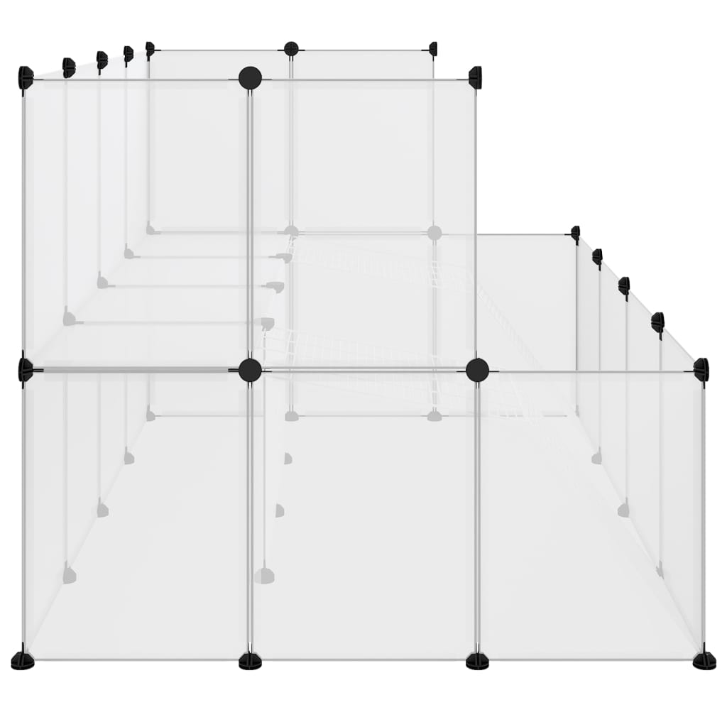 Kleintierkäfig 143X107X93 Cm Pp Und Stahl