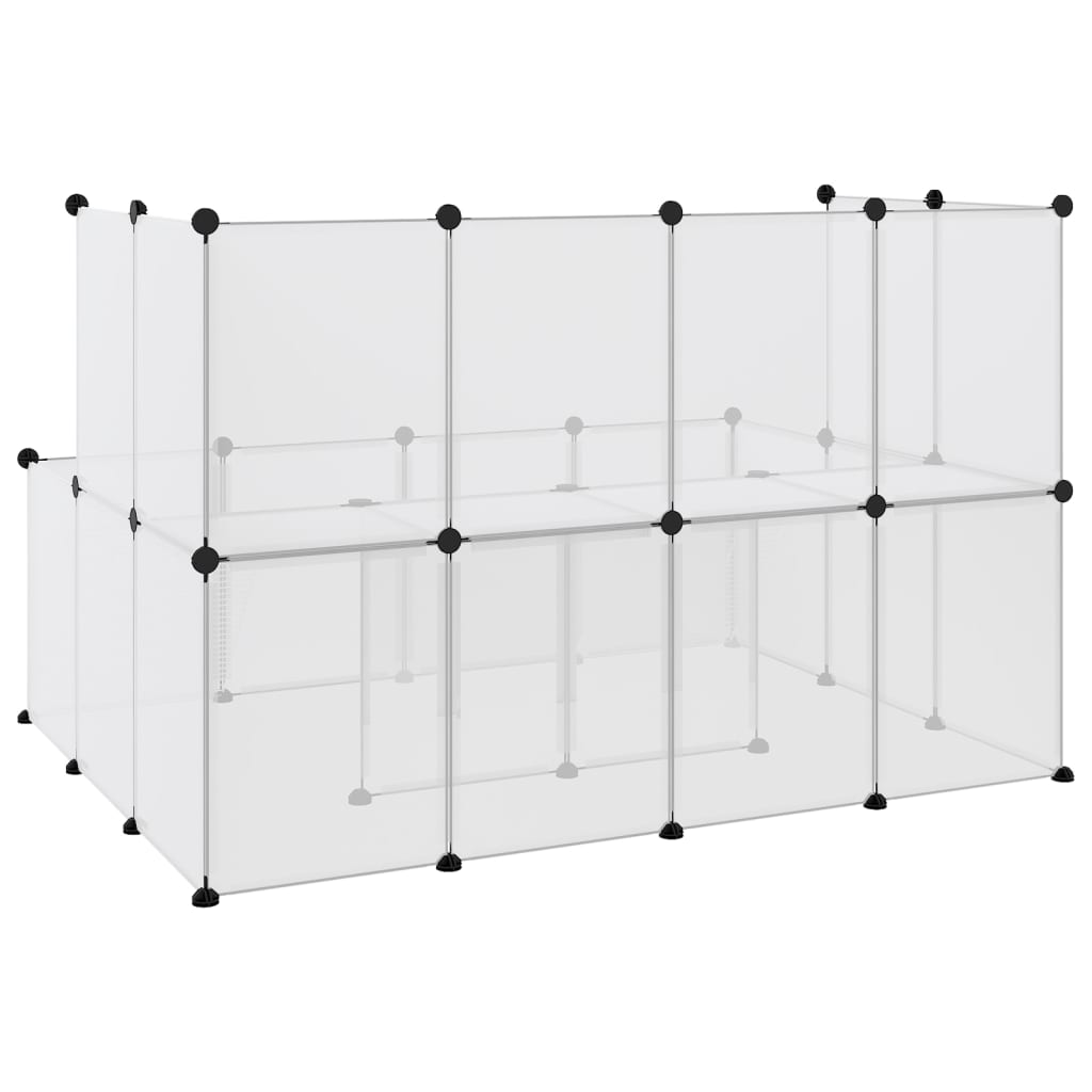 Kleintierkäfig 143X107X93 Cm Pp Und Stahl